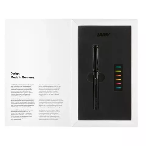 Caneta Tinteiro Lamy Safari All Black Multicolor 0B2 - 4040710