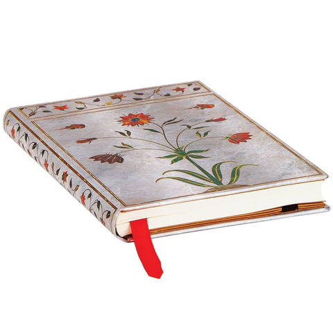 Caderno Paperblanks 14x9,5cm Pautado Taj Mahal Flowers Mumtazl 6392-6