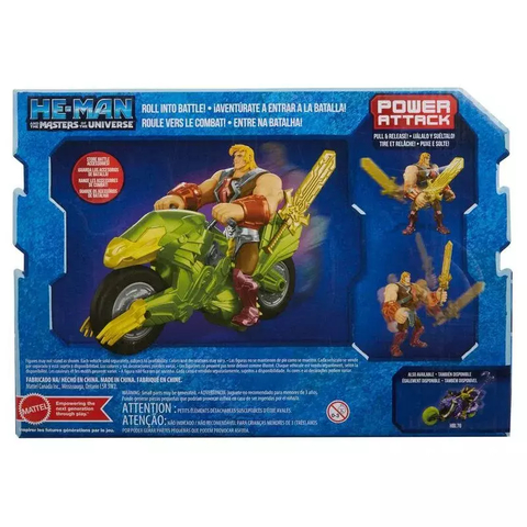 Boneco E Veículo Masters Of The Universe He-Man Ground Ripper Mattel Hbl75