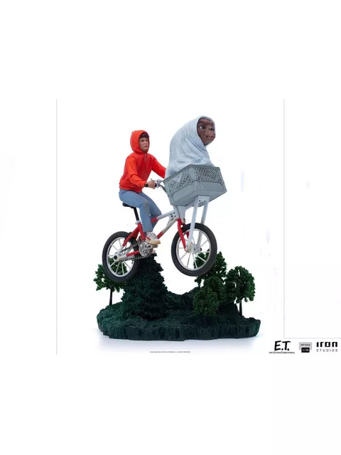 Estátua E.T. & Elliot - E.T. - Art Scale 1/10 - Iron Studios
