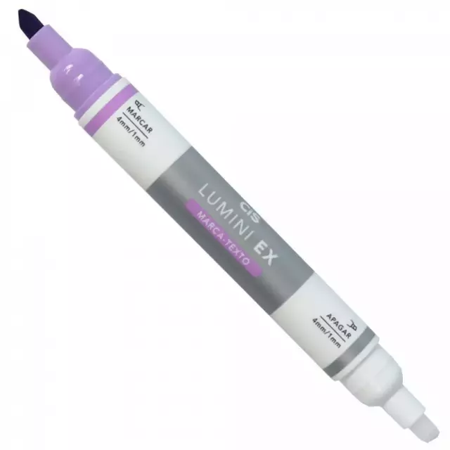 Marca Texto Apagável Lumini Ex Lilás Cis 7907
