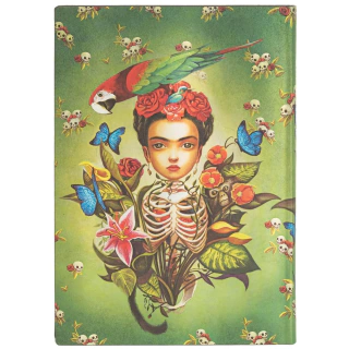 Caderno Paperblanks 18x13cm Pautado Esprit De Lacombe Frida