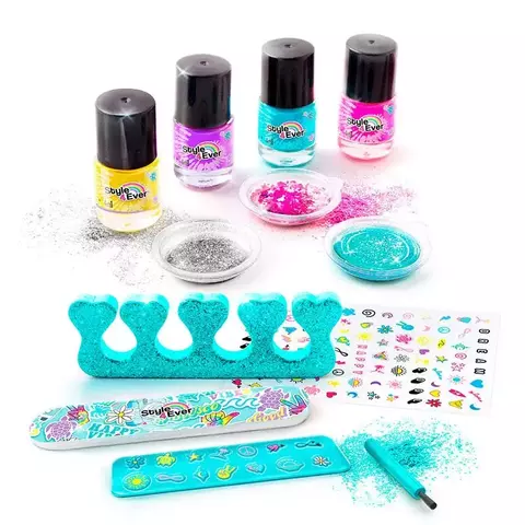 Style 4 Ever Kit De Artes Decore Suas Unhas Glitter F0218-3 Fun
