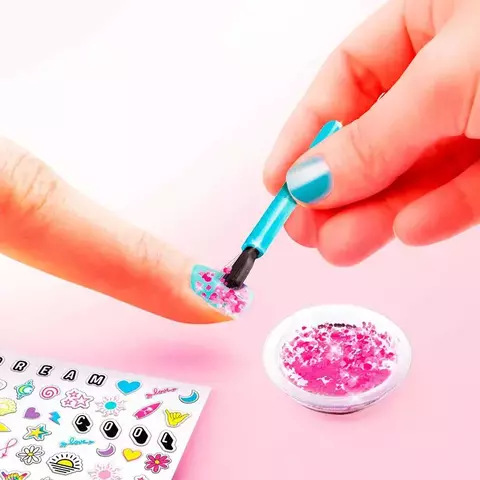 Style 4 Ever Kit De Artes Decore Suas Unhas Glitter F0218-3 Fun