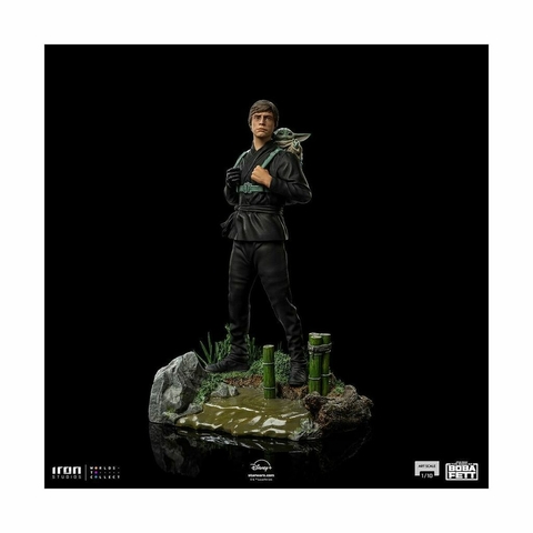 Luke Skywalker and Grogu Training - 1/10 BDS Art Scale - The Book of Boba Fett - Iron Studios