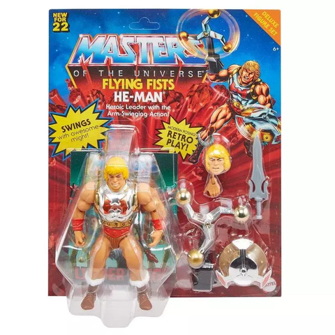 Masters Of The Universe Motu He-Man Flying Fists Deluxe HDT22 Mattel