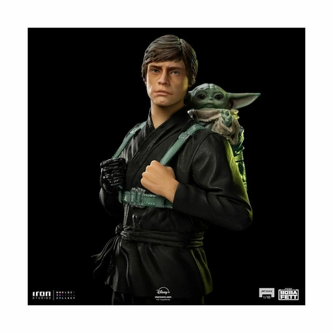 Luke Skywalker and Grogu Training - 1/10 BDS Art Scale - The Book of Boba Fett - Iron Studios