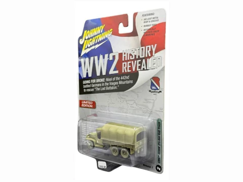 Johnny Lightning Gmc Cckw 2 1/2 Ton 6x6 Truck 1:64 WW2 History Revealed JLML010