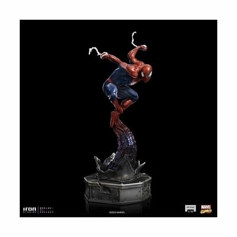 Spider-Man (VERSÃO REGULAR) - 1/10 Art Scale - Marvel Comics - Spider vs Villains - Iron Studios