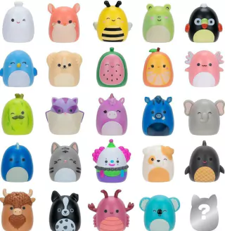 Pack Com 24 Mini Figuras Squish-a-longs Squishmallows Sunny 2495