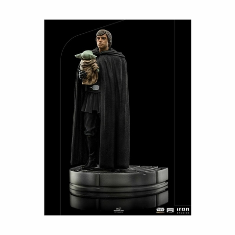 Luke Skywalker and Grogu - 1/10 Art Scale - The Mandalorian - Iron Studios