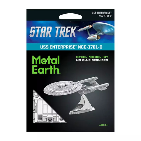Model Kit USS Enterprise Ncc-1701-D Star Trek Metal Earth Fascinations
