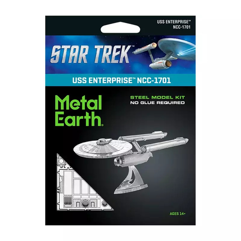 Model Kit USS Enterprise Ncc-1701 Star Trek Metal Earth Fascinations
