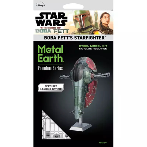 Model Kit Metal Star Wars Boba Fett's Starfighter Metal Earth Fascinations