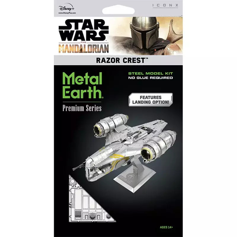 Model Kit Metal Star Wars Mandalorian Razor Crest Metal Earth Fascinations