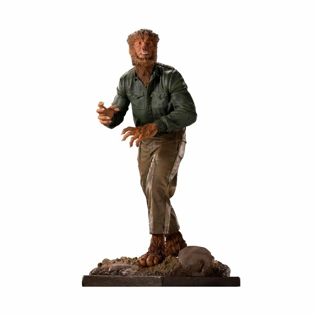 The Wolf Man (VERSÃO REGULAR) - 1/10 Art Scale - Universal Monsters - Iron Studios