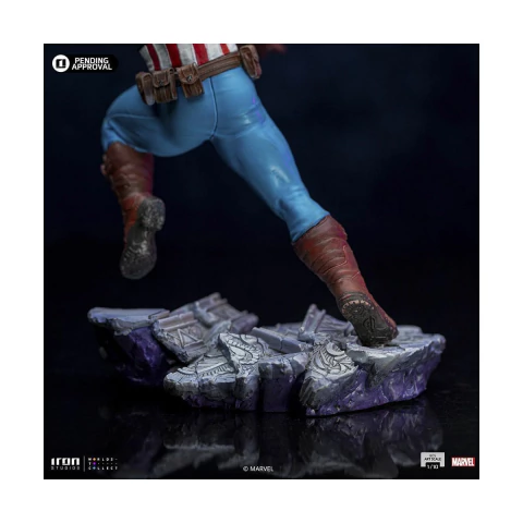 Estátua Capitão América - Infinit Gauntlet Diorama - BDS Art Scale 1/10 - Iron Studios