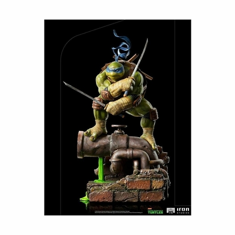Leonardo 1/10 Teenage Mutant Ninja Turtles Iron Studios Já Exposta