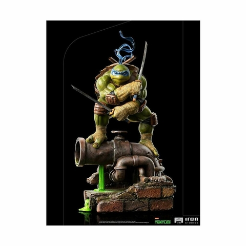 Leonardo 1/10 Teenage Mutant Ninja Turtles Iron Studios Já Exposta