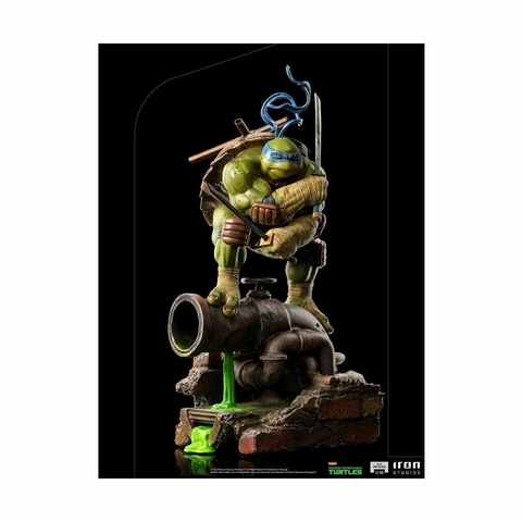 Leonardo 1/10 Teenage Mutant Ninja Turtles Iron Studios Já Exposta