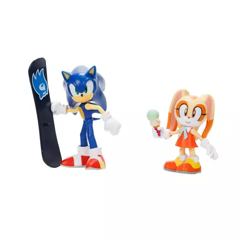 Sonic The Hedgehog Bonecos Sonic e Cream Com Acessórios 4218 Sunny
