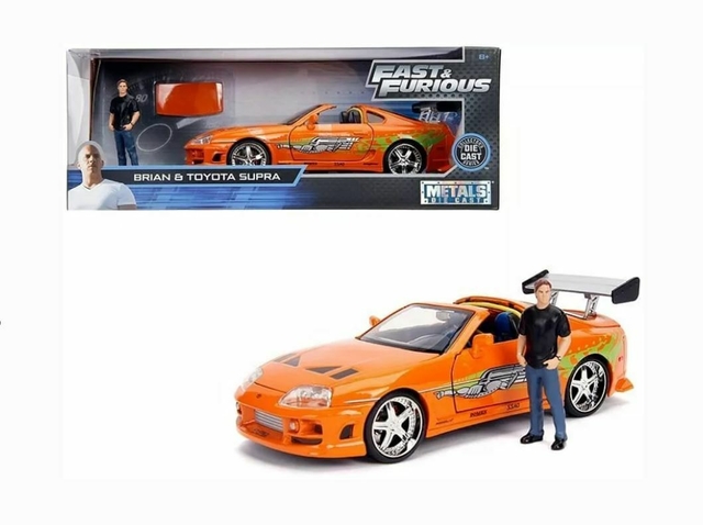 Brian e Toyota Supra Fast & Furious 1:24 Jada Toys 30738