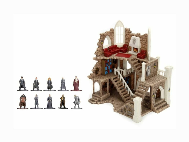 Harry Potter Diorama Hogwarts Nano Metal Jada Toys 31991