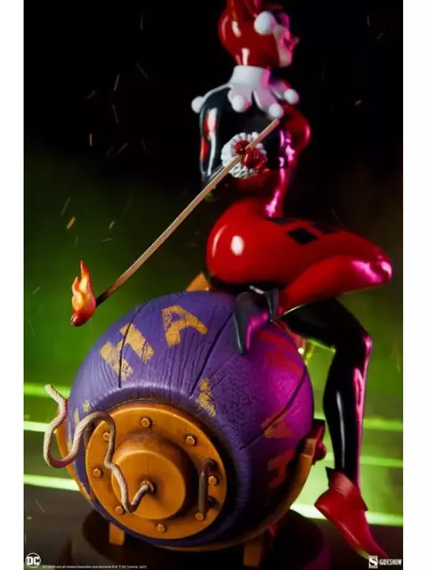 Estátua Arlequina e Coringa - DC Comics - Diorama - Sideshow