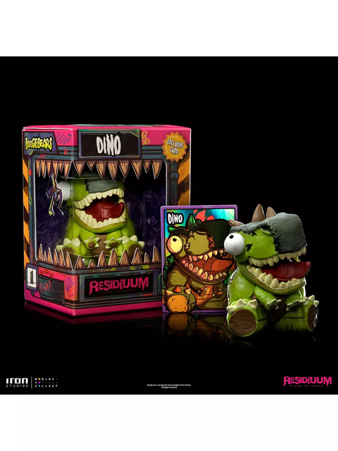Estátua Boogie Bears Dino - Residiuum - Monster Scale - Iron Studios