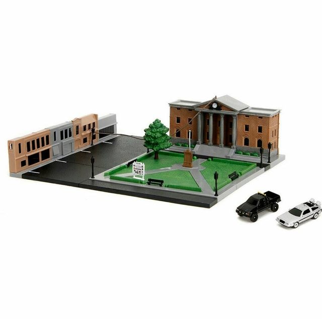 Diorama Back to the Future Hill Valley Die Cast Jada Toys 34804