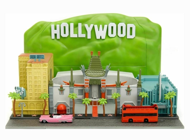 Diorama Hollywood Calçada da Fama Die Cast Jada Toys 34807