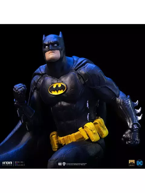 Estátua Batman Deluxe Black Ver - DC Comics - Art Scale 1/10 - Iron Studios