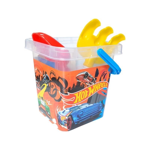 Hot Wheels Baldinho De Praia Radical Com Acessórios 82746 Fun