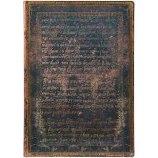 Caderno Paperblanks Michelangelo Handwriting 18x13 Cm Capa Flex Pautado 9636-8