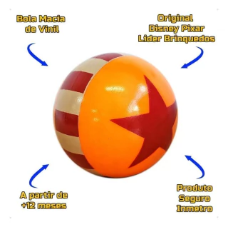 Coleção Bola Pixar Ansiedade Divertidamente Ball Mania Lider Brinquedos 3713