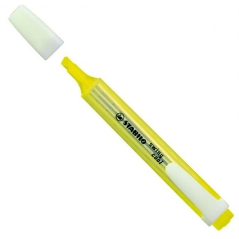 Marca Texto Stabilo Swing Cool Neon Amarelo 5924