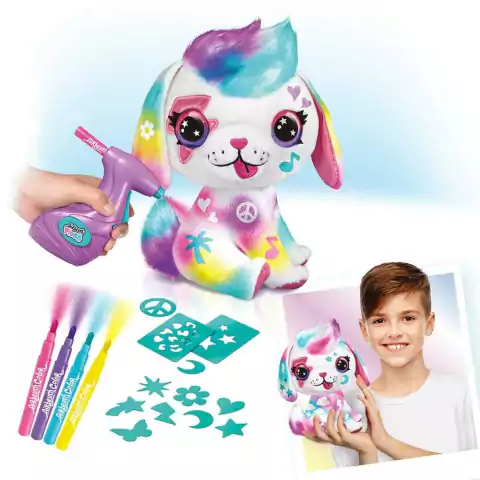 Style 4 Ever Airbrush Plush Pelúcia Para Pintar Cachorrinho Puppy F01104 Fun