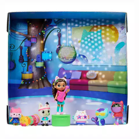 Gabby's Dollhouse Set Festa Deluxe com 7 Bonecos Sunny 3638