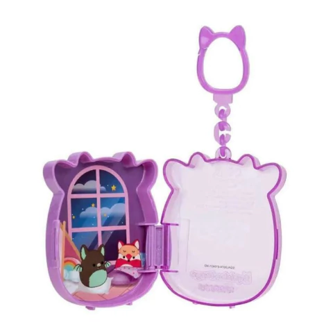 Squish-A-Longs Chaveiro com 3 Mini Squishs Surpresa e 1 Acessório Sunny 4291