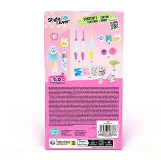 Style 4 Ever Kit Faça Suas Canetas Yummy Rosa Fun F0232-5
