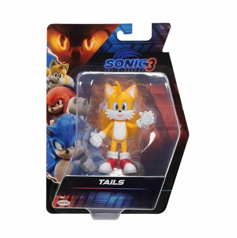 Boneco Articulado Tails de 12cm Sonic 3: O Filme Sunny 4412