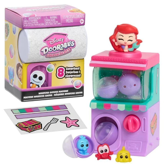 Doorables 1 Maquina 4 Mini Bonecos Disney Surpresa Sunny 4581