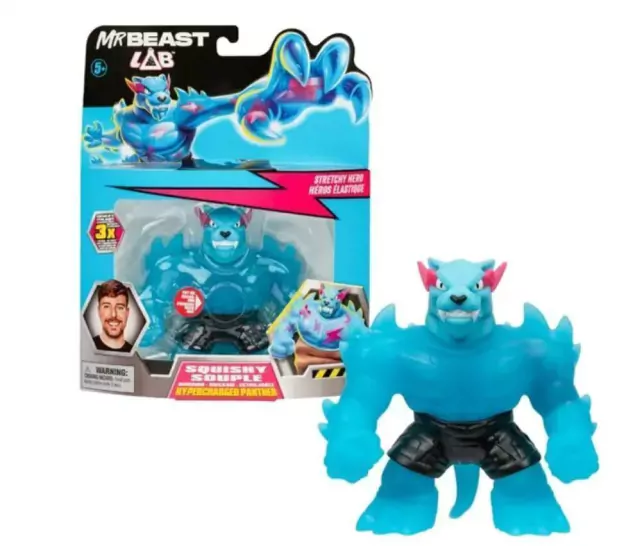 Boneco Elástico MrBeast Lab Pantera Poderosa Candide 4734