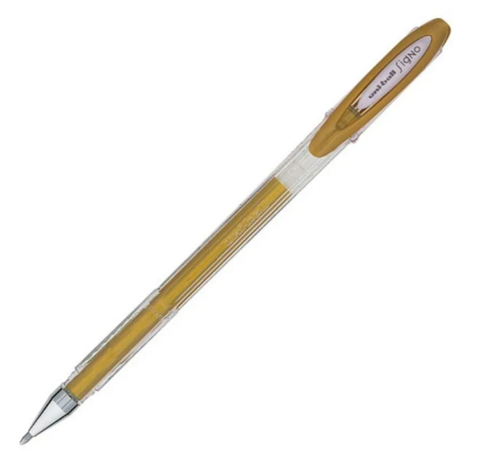 Caneta Gel Noble Metal Signo Ouro Um-120nm Uni-ball 8844