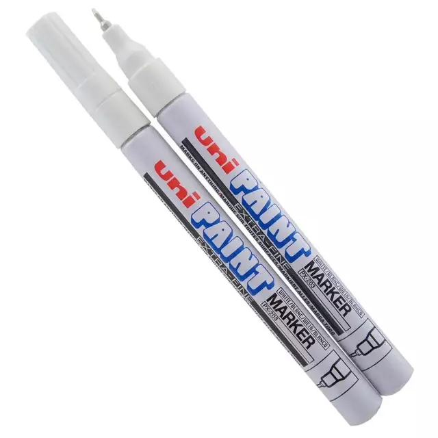 Marcador Permanente Branco PX-203 Uni-Ball 8258