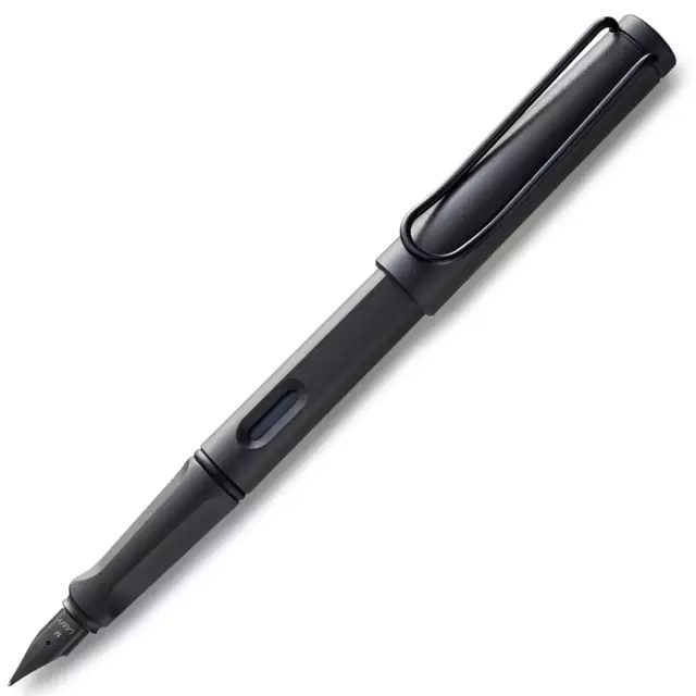 Caneta Tinteiro Lamy Safari Preto Fosco Matt Black Pena Extra Fina EF