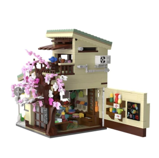 Blocos de Montar Mercearia Tradicional Japonesa  Fun F0234-0