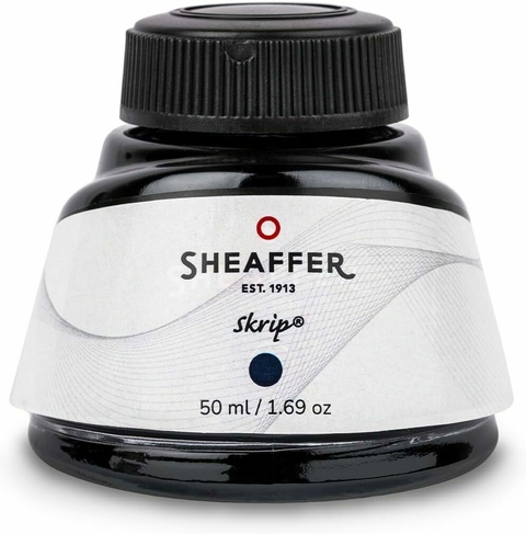 Frasco De Tinta Sheaffer Skrip Azul Negro 50 ml 94211