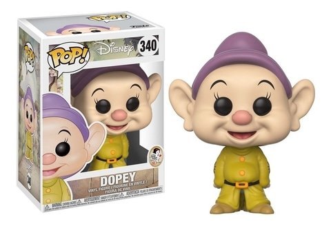 Dopy Anão Dunga - Branca De Neve 80 Anos Pop Funko 340