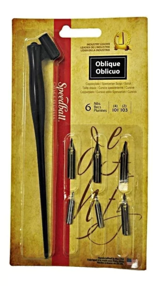 Kit Caligráfico Speedball Oblique Oblicuo 2968
